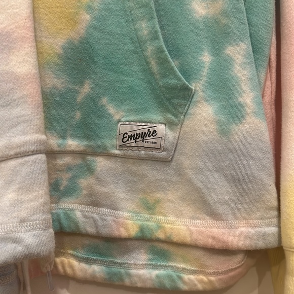 Empire hoodie size xl loose for comfy cozy tie dye - Picture 2 of 4